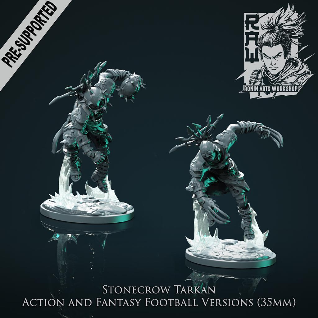 Tarkan the Stonecrow Scout | Fantasy Football Collectible Miniature | 54mm / 75mm | by RoninArtsWorkshop