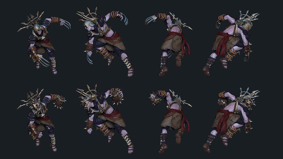 Tarkan the Stonecrow Scout | Fantasy Football Collectible Miniature | 54mm / 75mm | by RoninArtsWorkshop