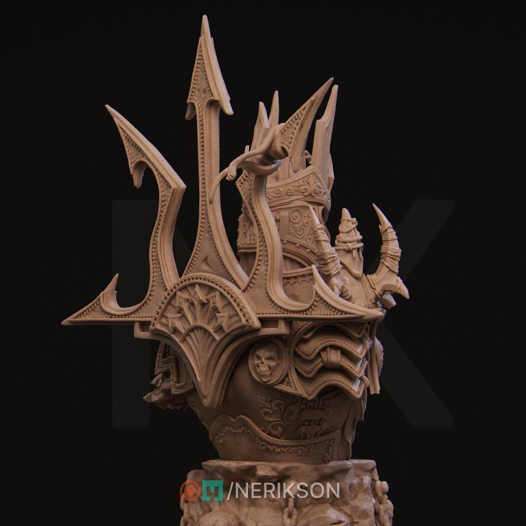 Conquest Bust | DnD Four Horsemen Collectible Monster Statue Miniature | by Nerikson