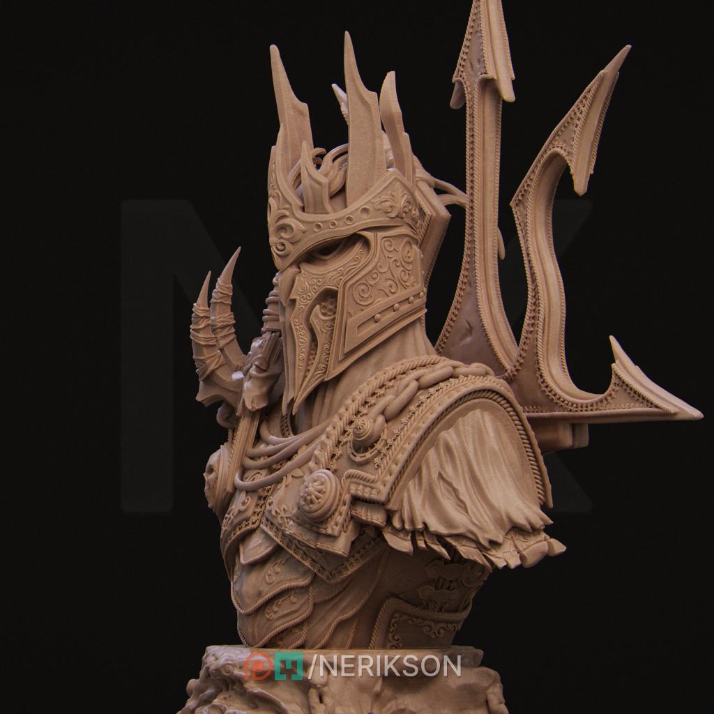 Conquest Bust | DnD Four Horsemen Collectible Monster Statue Miniature | by Nerikson