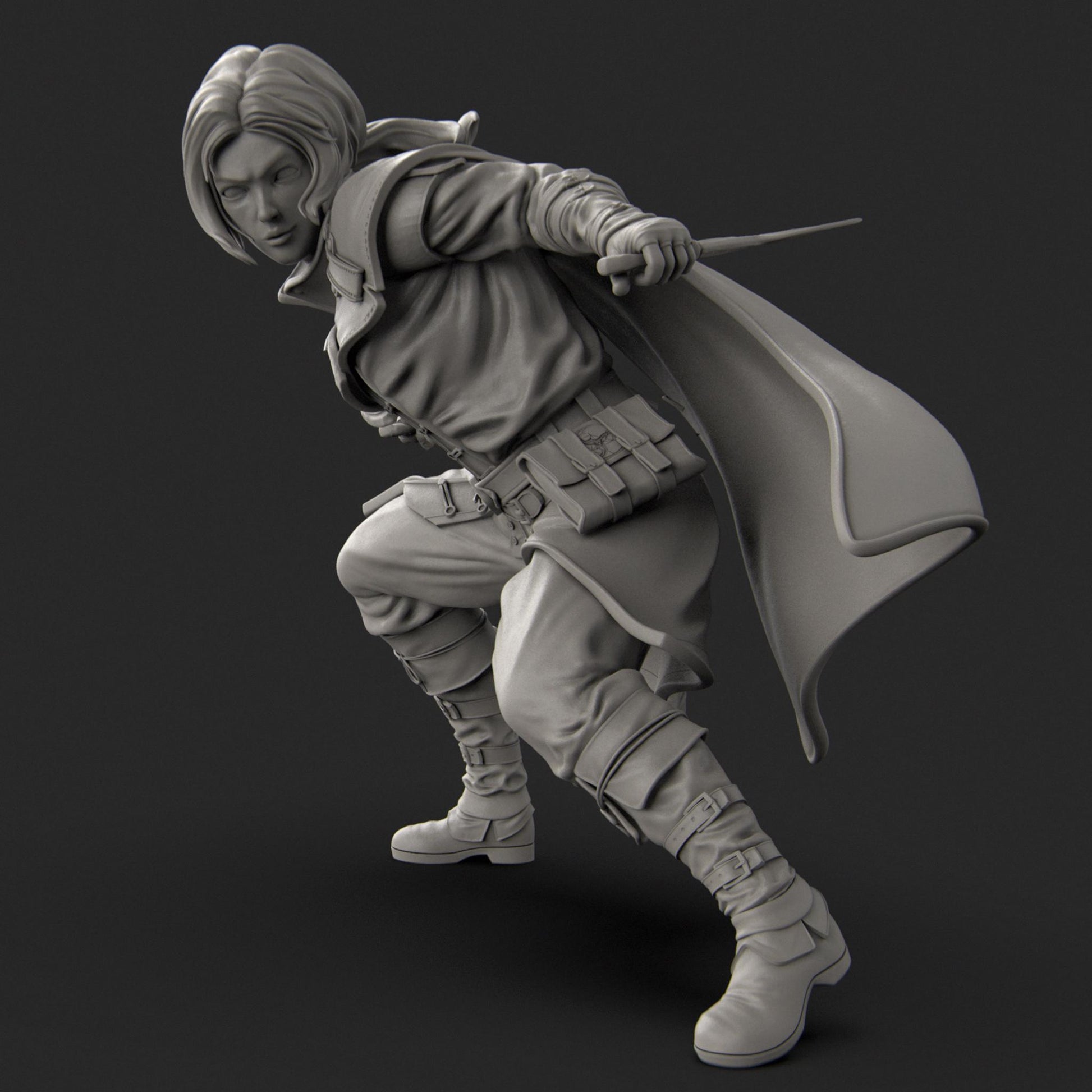 Halfling Rogue | DnD Collectible Tabletop Statue | 35mm / 75mm | by Nerikson