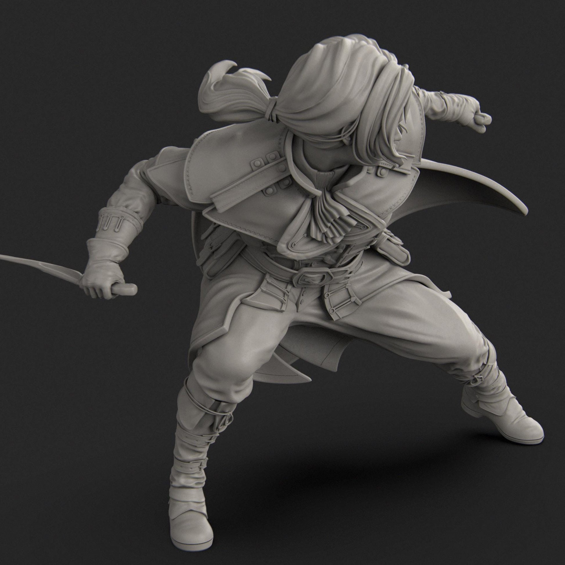 Halfling Rogue | DnD Collectible Tabletop Statue | 35mm / 75mm | by Nerikson