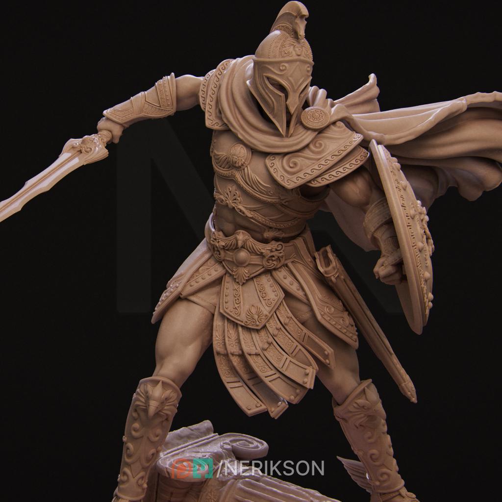 Perseus the Slayer Hero | Greek & Roman Myth Warrior Collectible Miniature Statue | 75mm / 140mm | by Nerikson