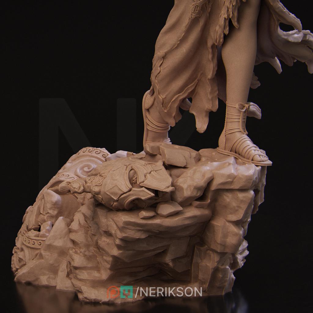 Medusa the Gorgon | Female Greek & Roman Myth Warrior Collectible Miniature Statue | 75mm / 140mm | by Nerikson