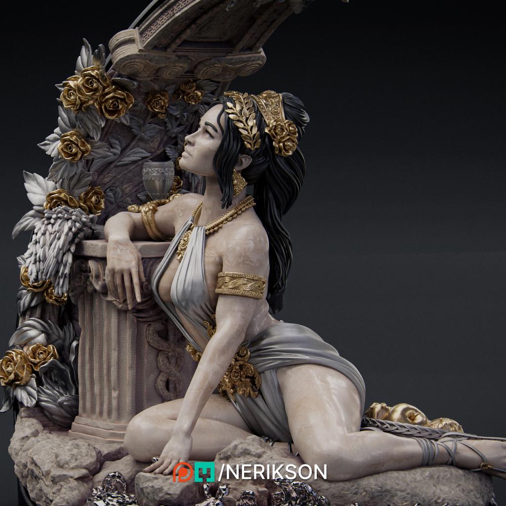 Summer Diorama | Collectible 3D Printed Four Seasons Statue | by Nerikson