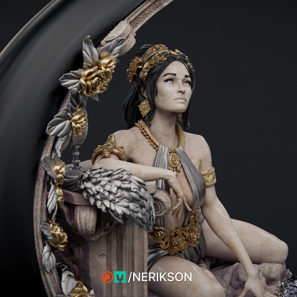 Summer Diorama | Collectible 3D Printed Four Seasons Statue | by Nerikson