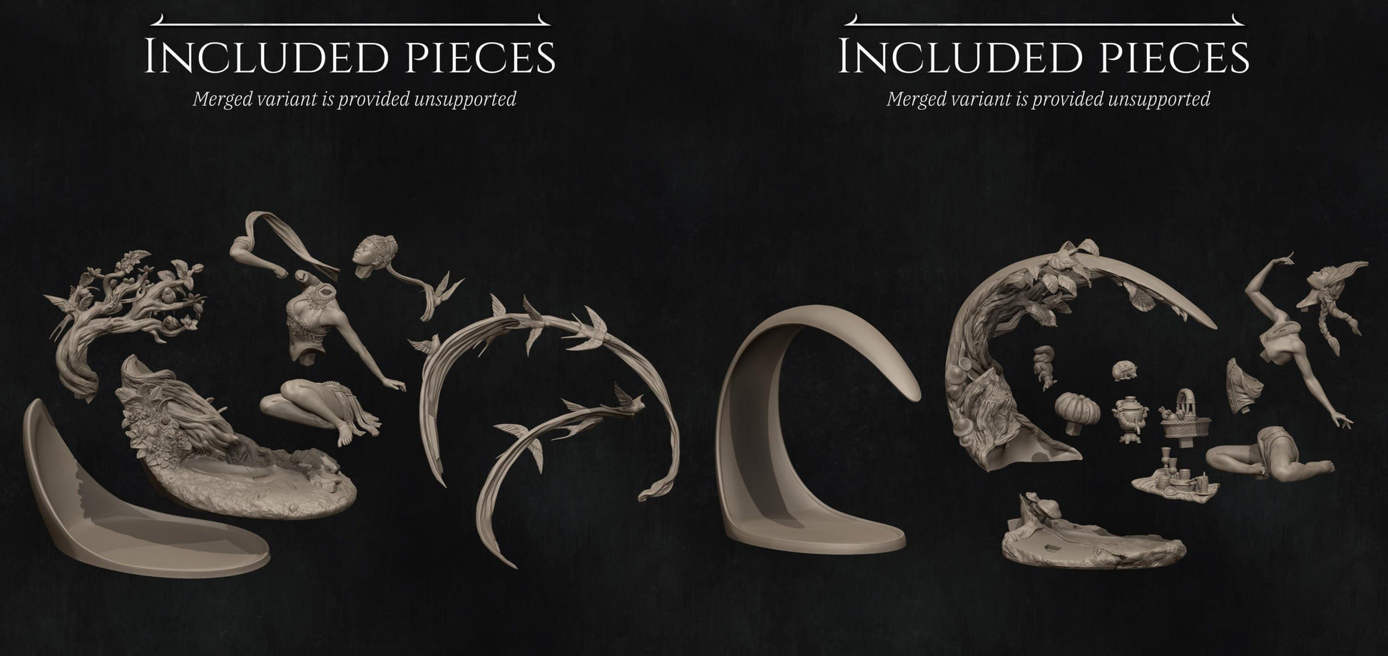 The Four Seasons Collection | 3D Printed Collectible Statues | by Nerikson