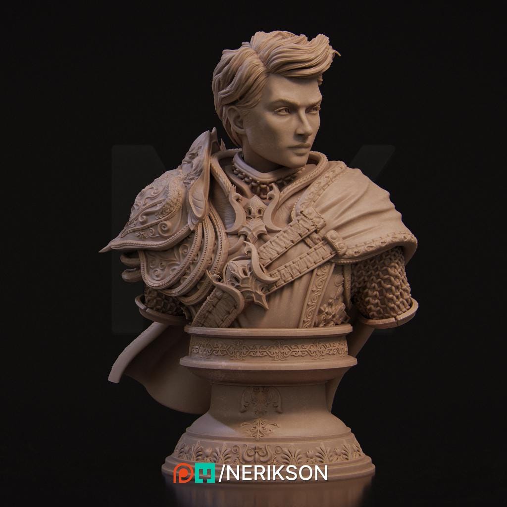 Aaron Bust | Collectible Fantasy Bust Statue Miniature | by Nerikson