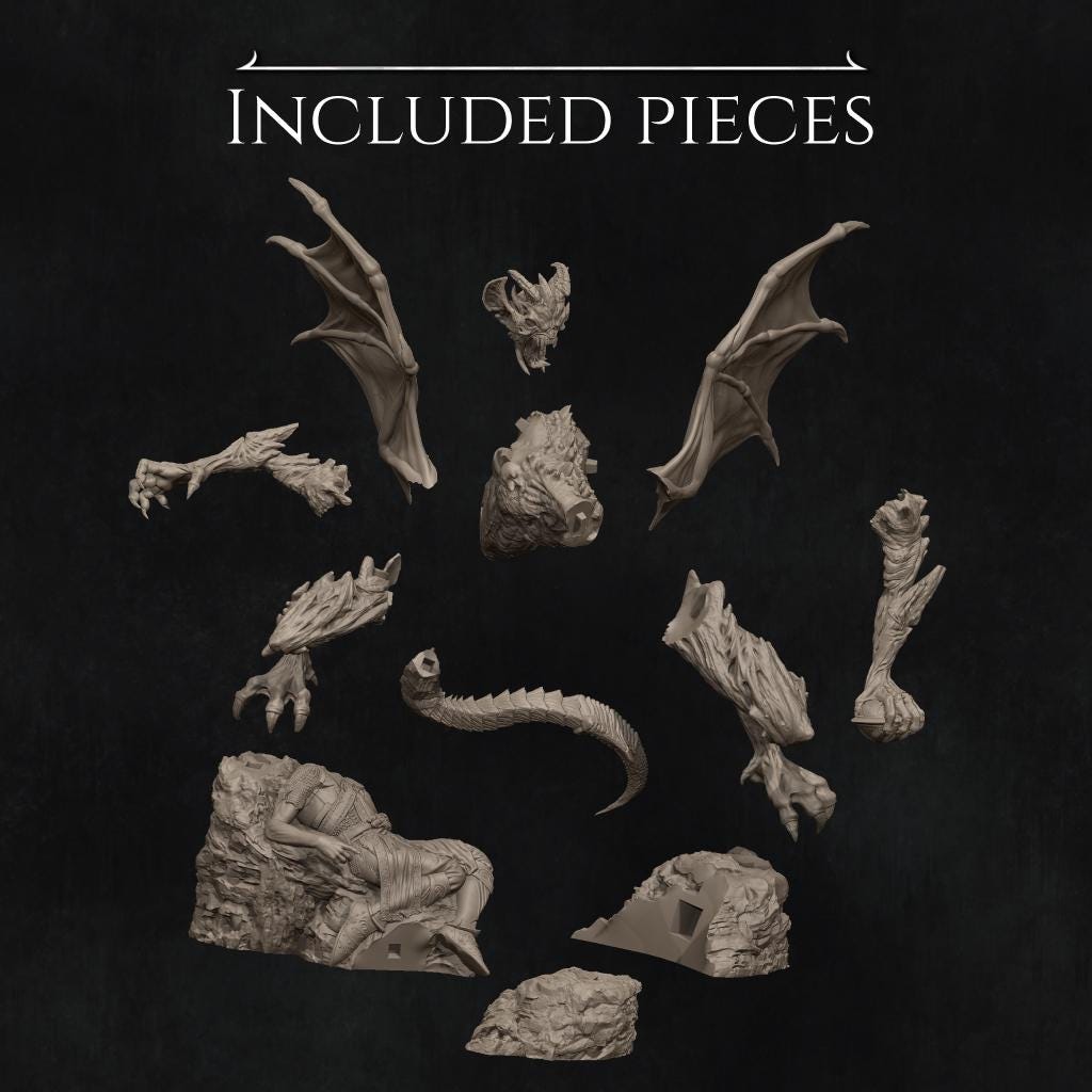 Steve the Demon Imp | Fantasy Monster Collectible Miniature Statue | 75mm / 140mm | by Nerikson