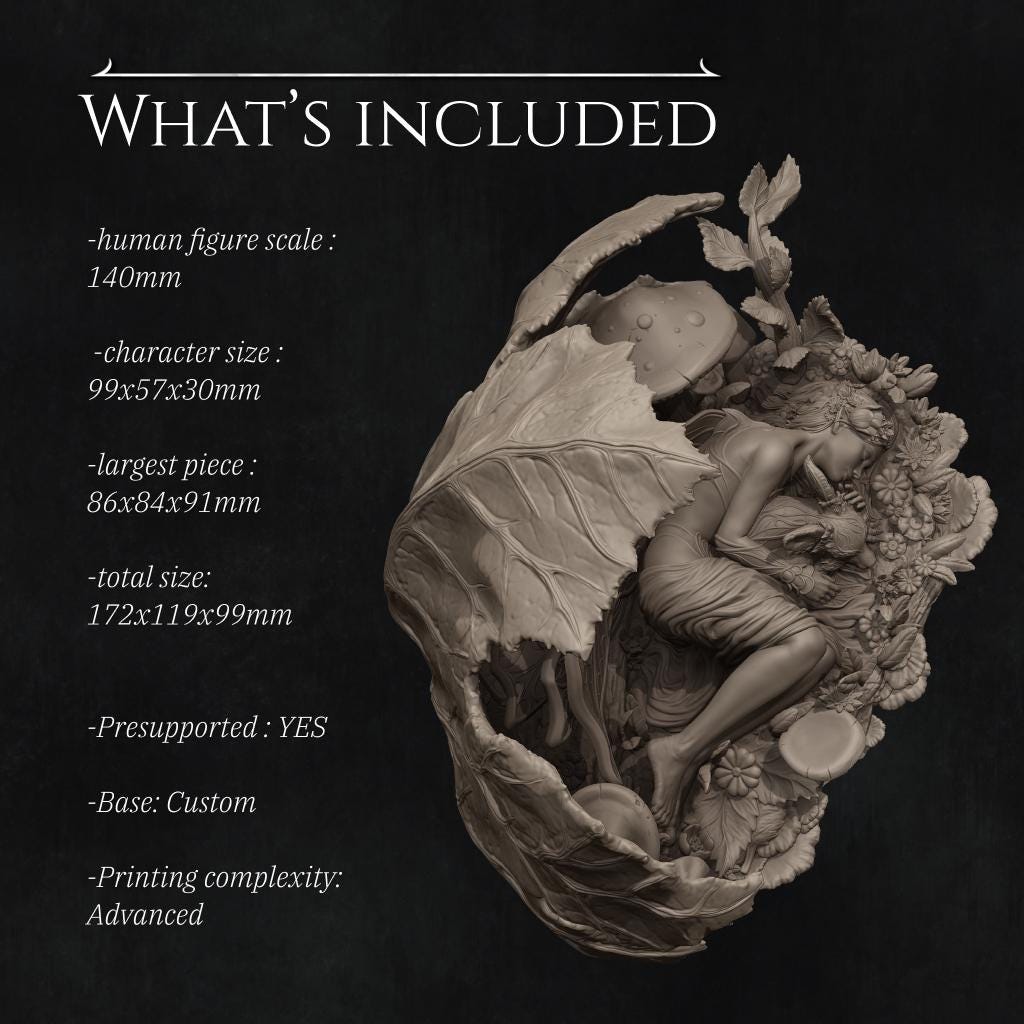 The End of Summer | Collectible 3D Printed Four Seasons Statue | by Nerikson