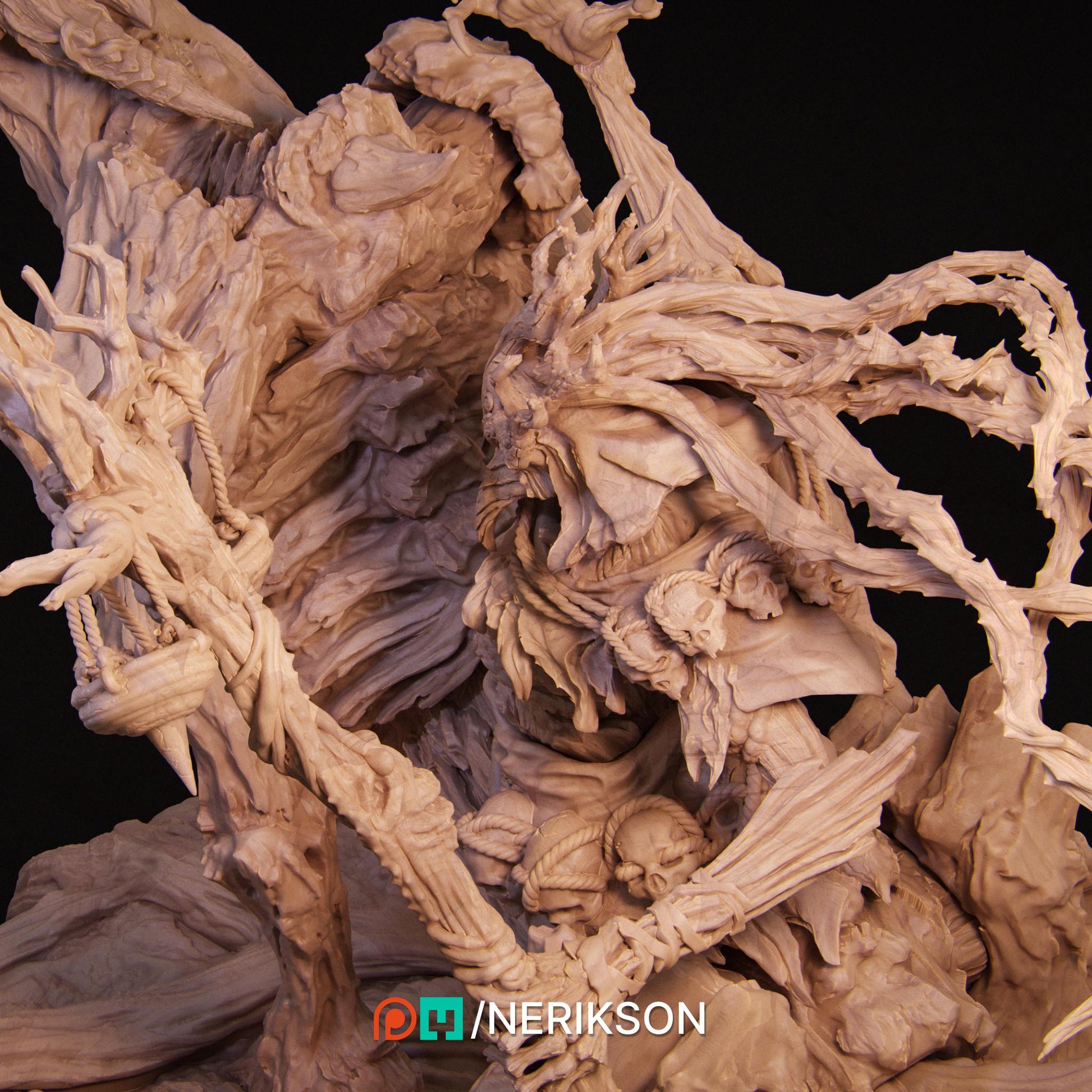 Horseman of Famine | Fantasy Fighter Knight Collectible Miniature Statue | 140mm | by Nerikson