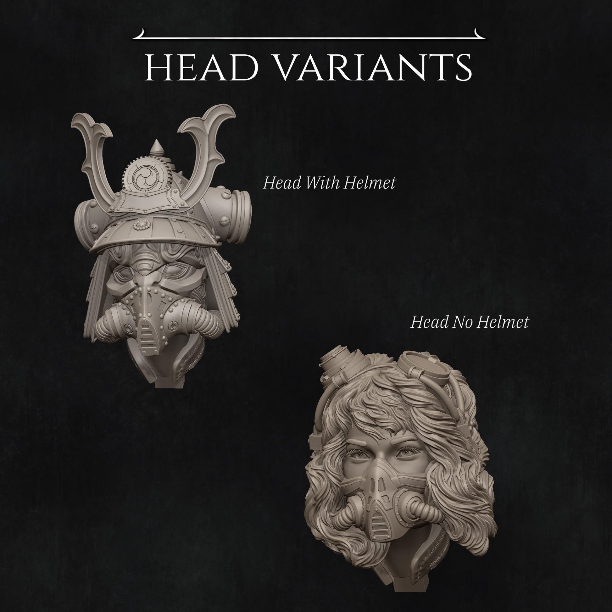 Naojiri the Steampunk Pirate | DnD Artificer Rogue Collectible Miniature | 35mm / 75mm | by Nerikson