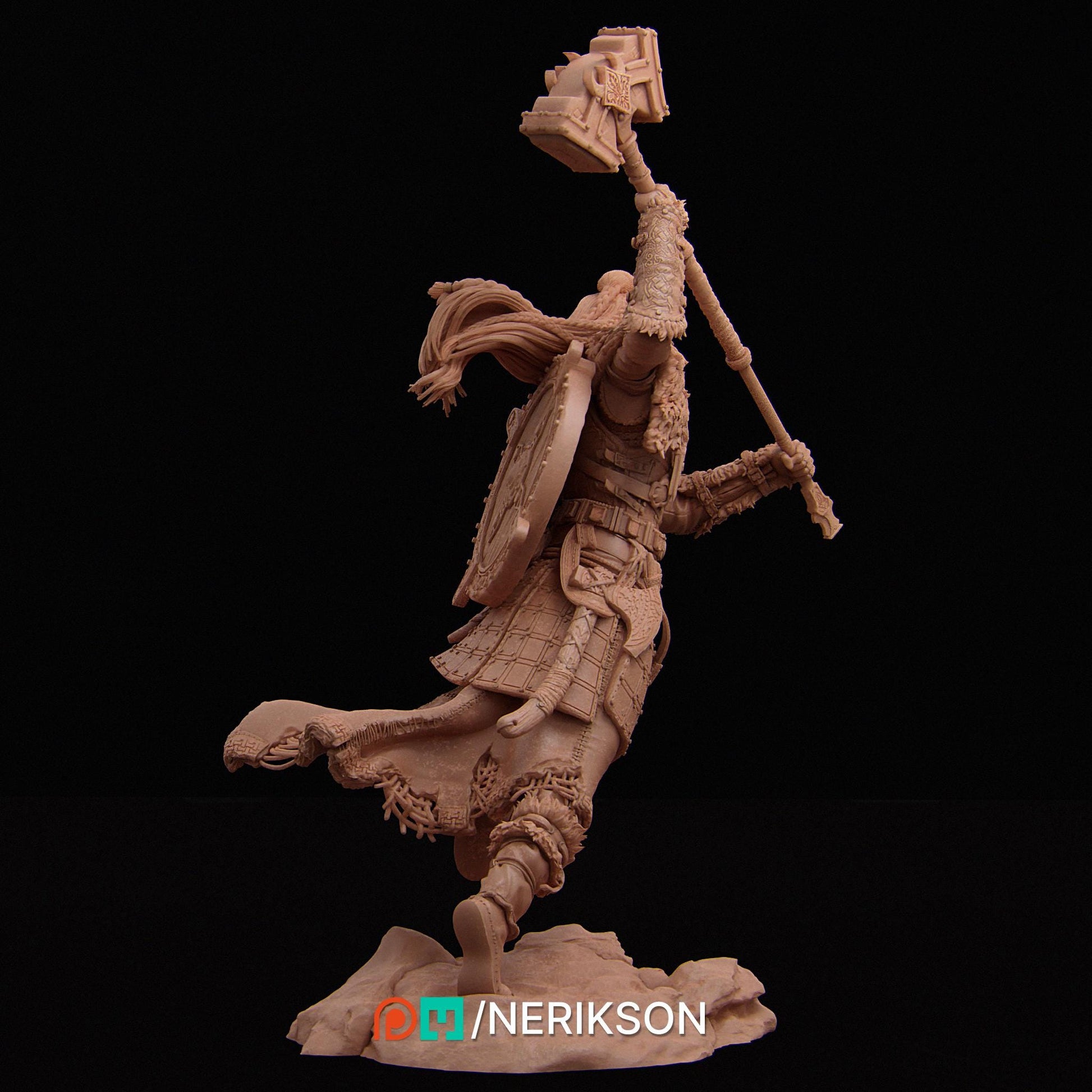 Thyra | Viking Warrior Berserker Norse Collectible Miniature Statue | 75mm | by Nerikson