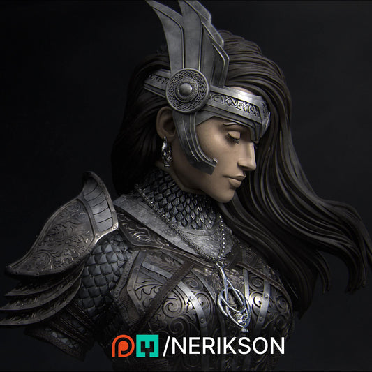 Revna Bust | Norse Valkyrie Collectible Bust Statue | by Nerikson