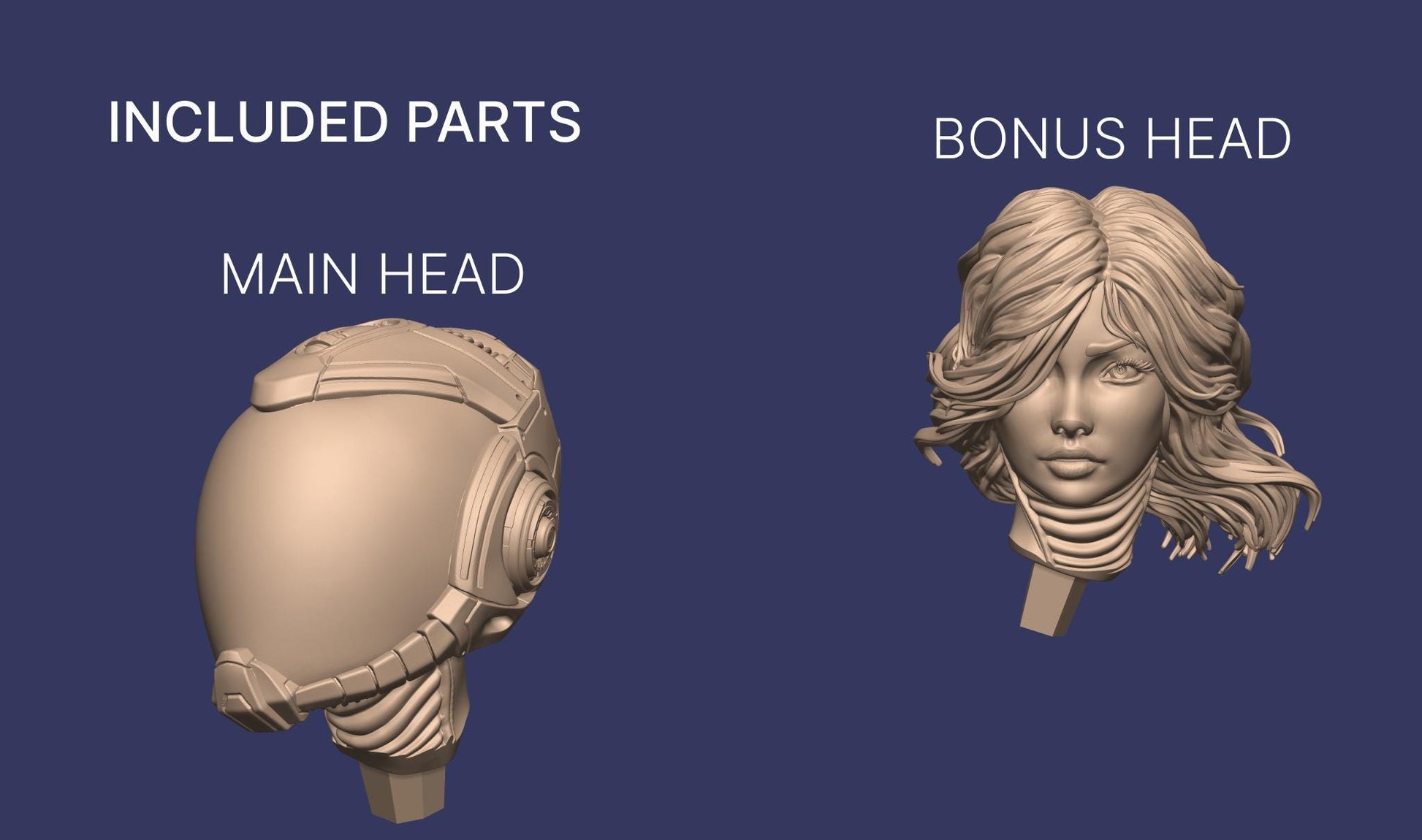 Alyara, The Traveler | Sci-fi Space Ranger Mercenary Collectible Miniature | 32mm / 75mm | by Nerikson