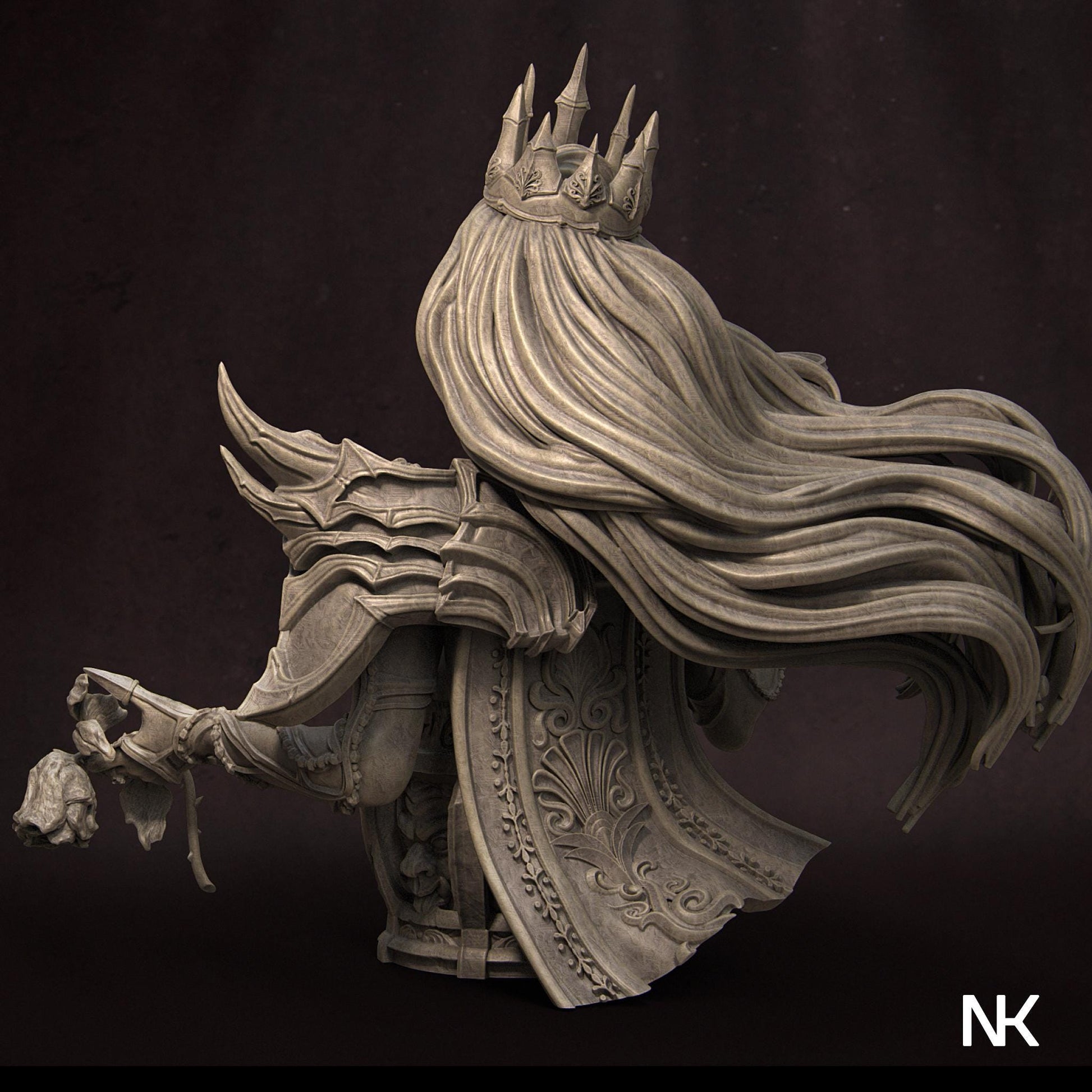 Youth Eternal Bust | Collectible Fantasy Bust Statue Miniature | by Nerikson