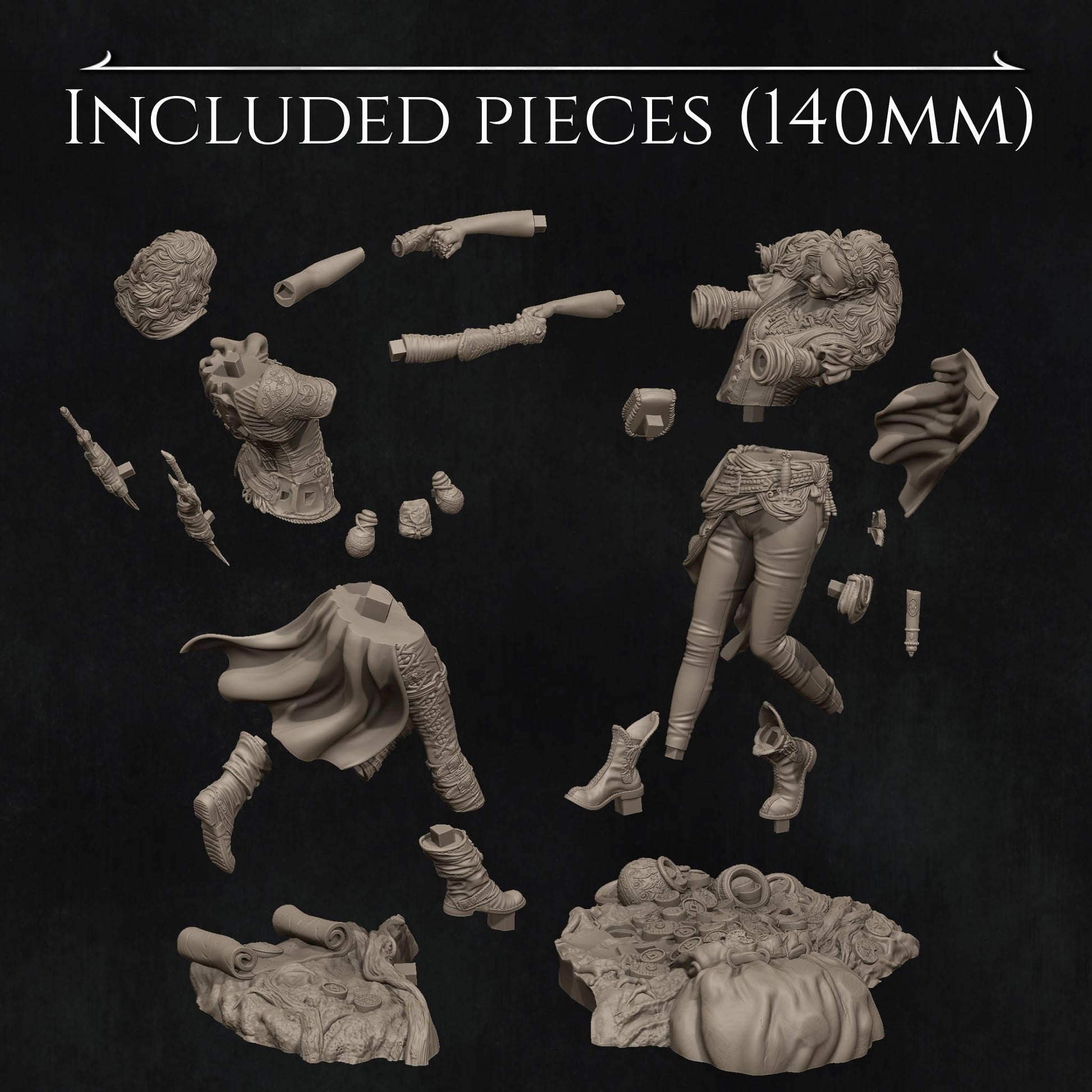 Ode to Joy | Fantasy Thief Rogue Collectible Resin Diorama | by Nerikson