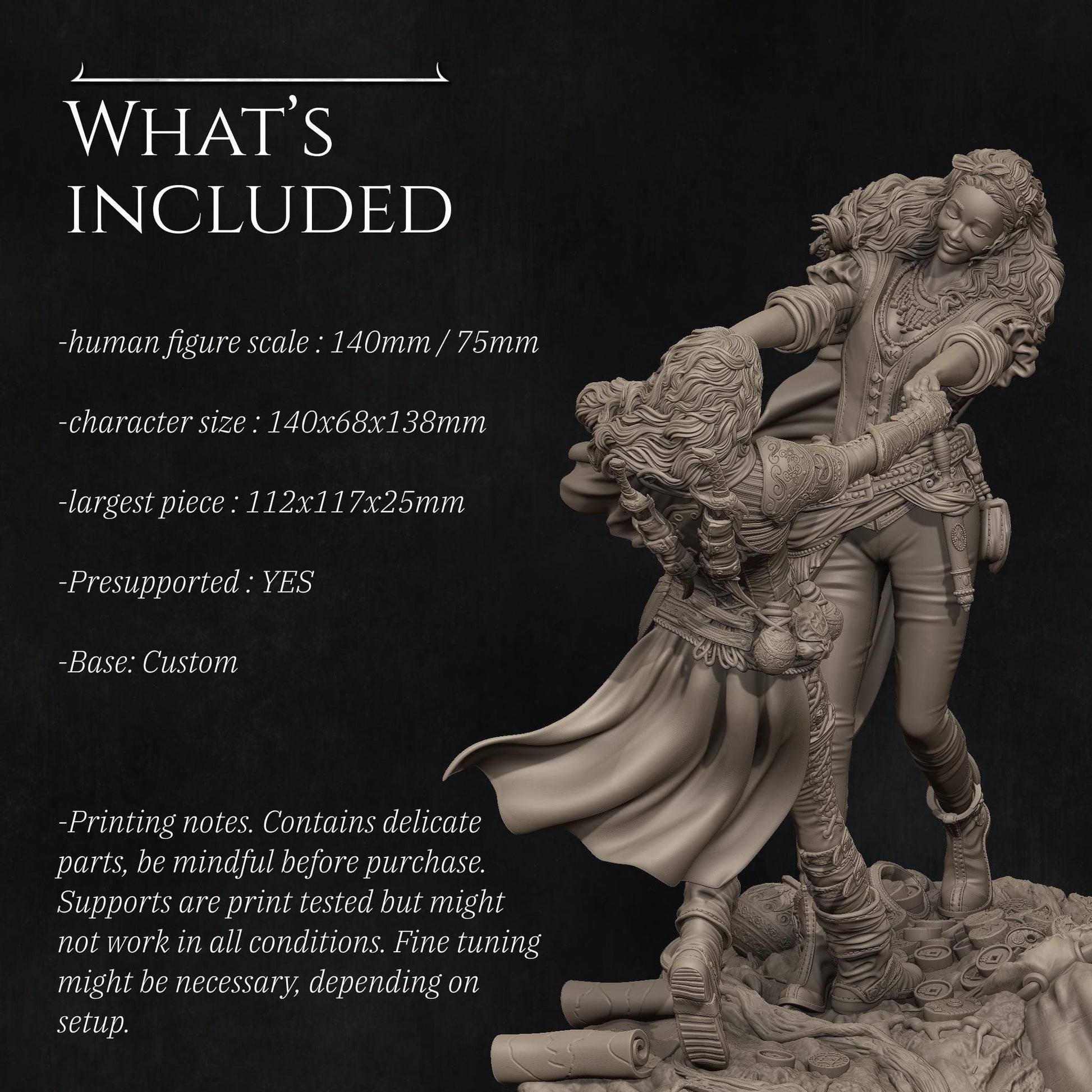 Ode to Joy | Fantasy Thief Rogue Collectible Resin Diorama | by Nerikson