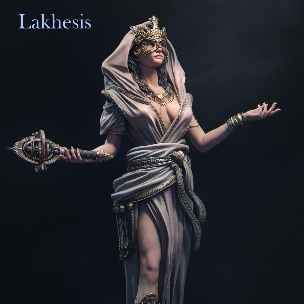 Moirae, the Three Fates | Collectible Greek Mythology Statue Diorama | by Nerikson