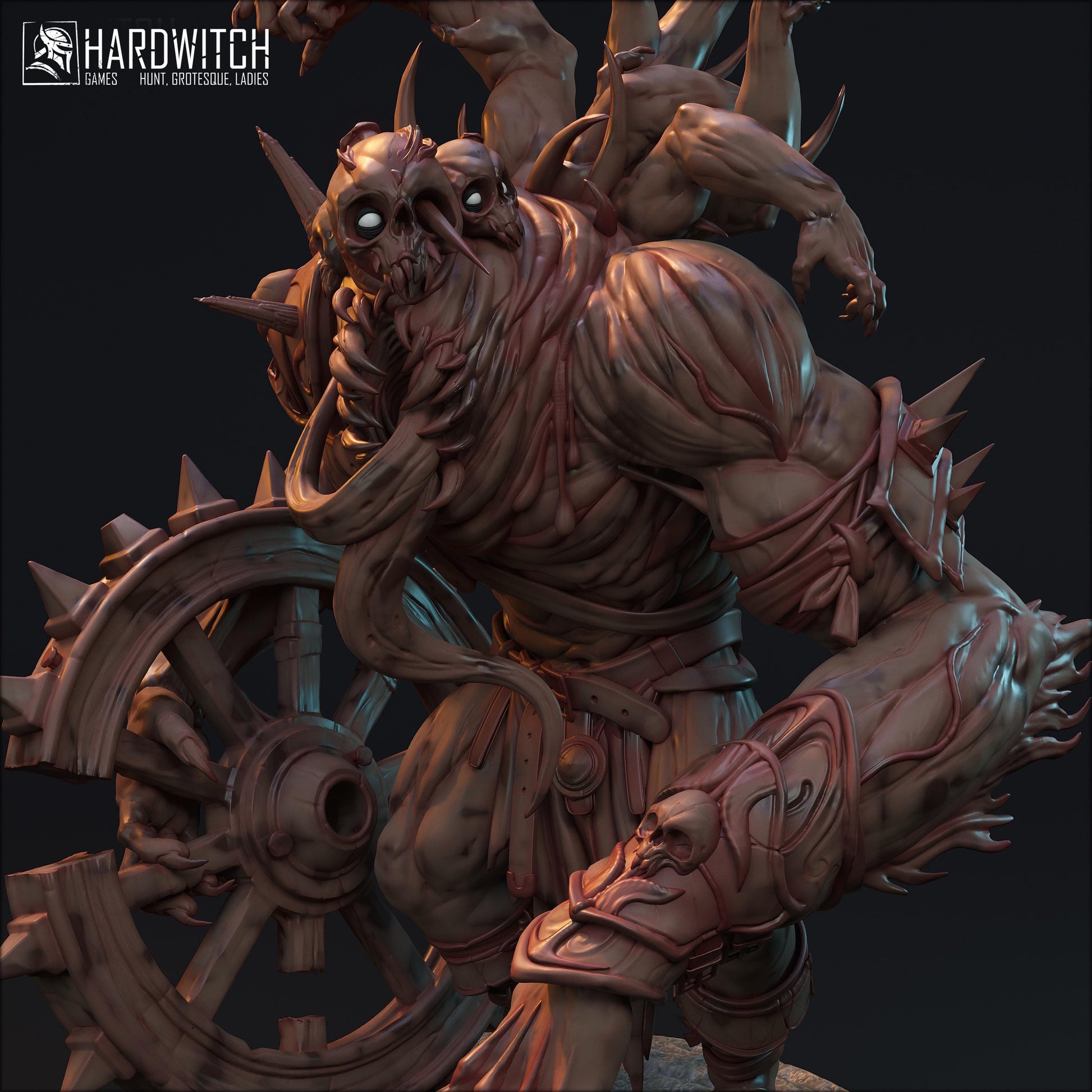 Bontar Sadoh | DnD Flesh Golem Monster collectible Miniature | 32mm / 75mm | by Hardwitch Games
