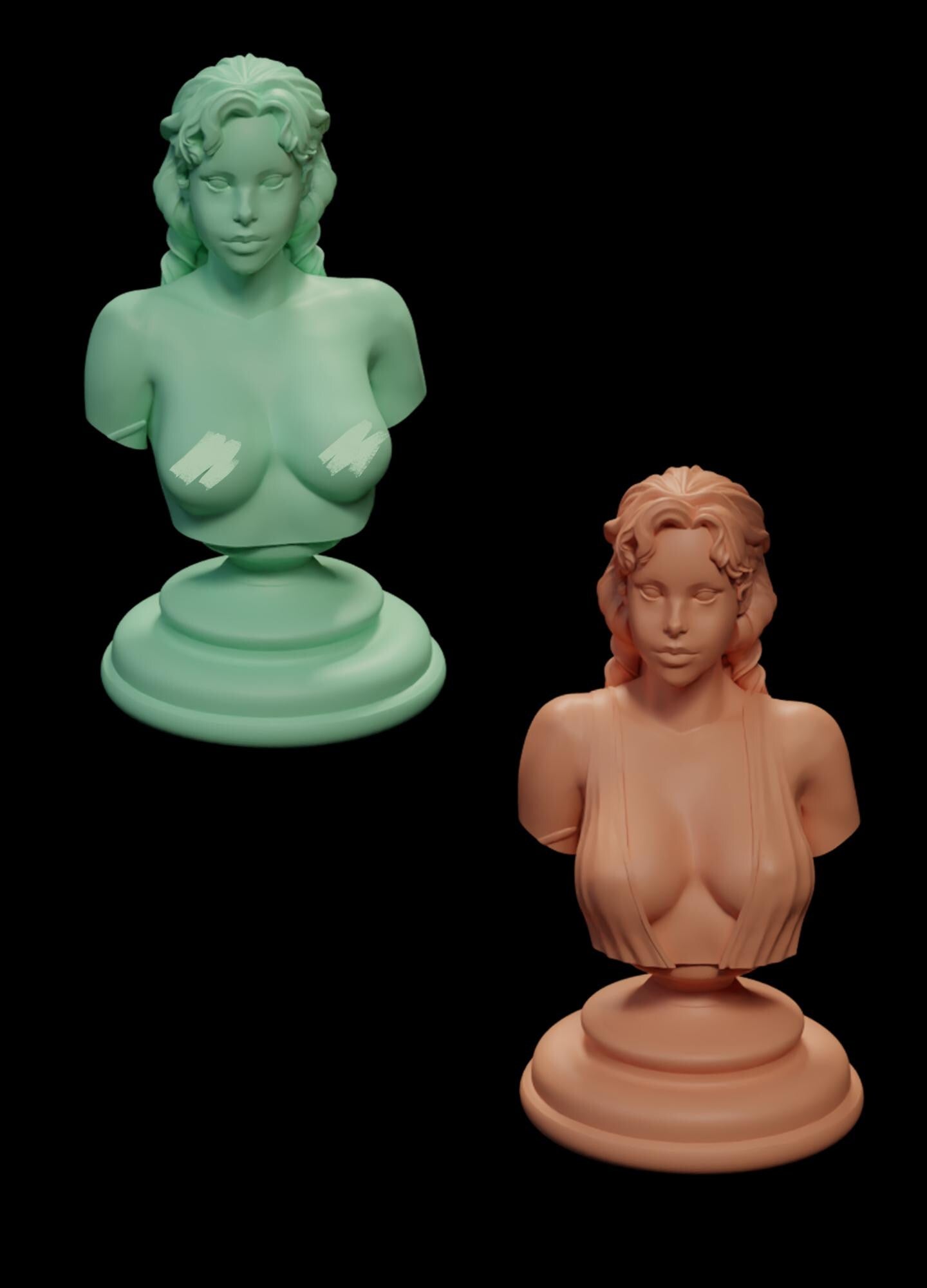 Tisania | Female Angel Holy Divine Collectible Resin Pinup Miniature | by Post Prints