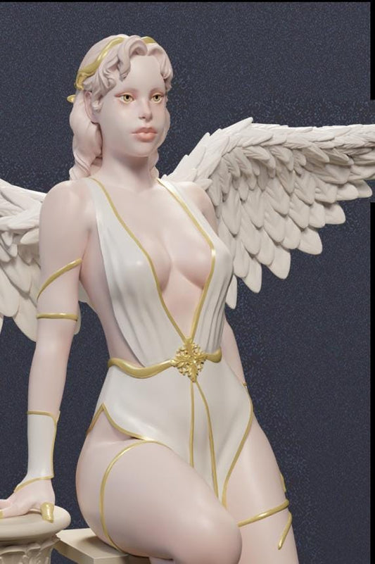 Tisania | Female Angel Holy Divine Collectible Resin Pinup Miniature | by Post Prints