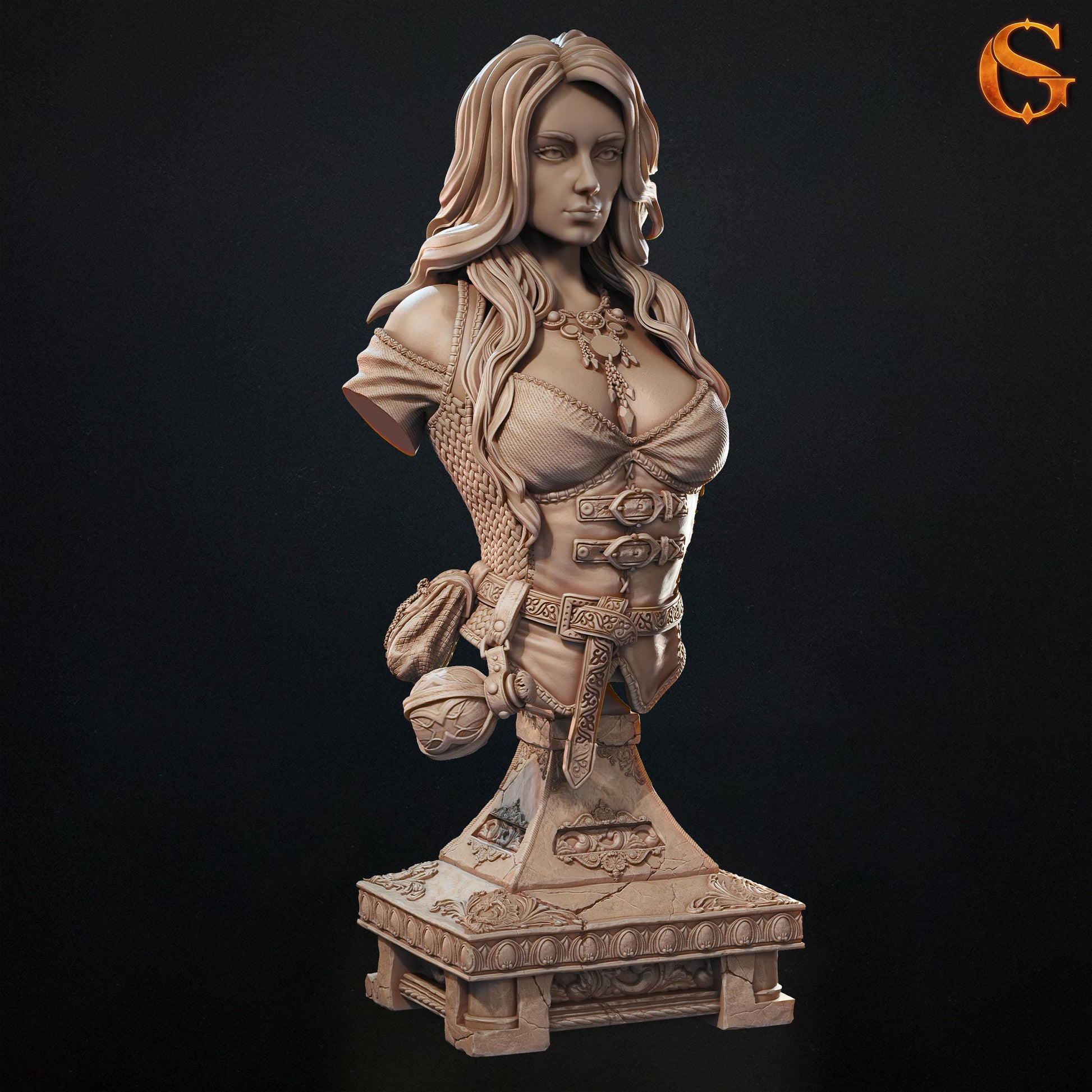 Decapatrix Bust | Collectible Resin Miniature Statue | by Solgood Forge