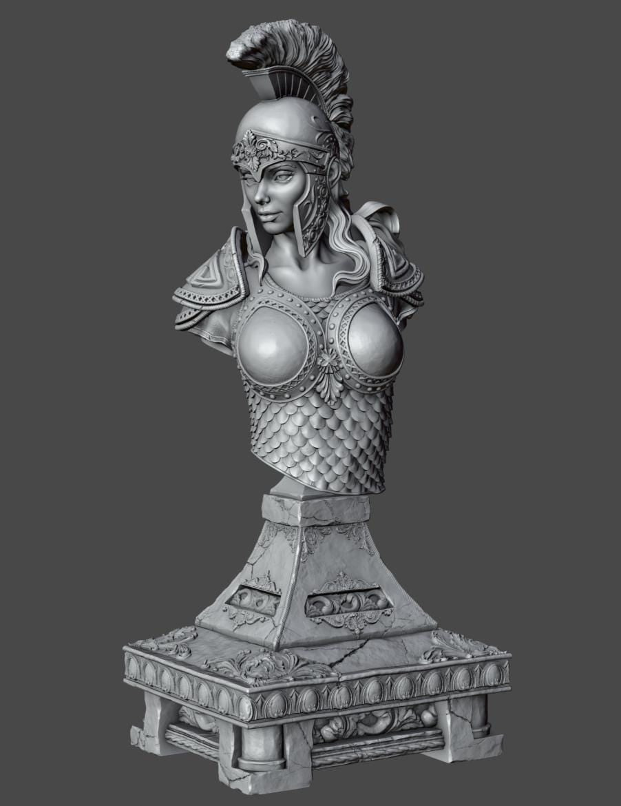 Dianolytta Bust | Collectible Resin Miniature Statue | by Solgood Forge