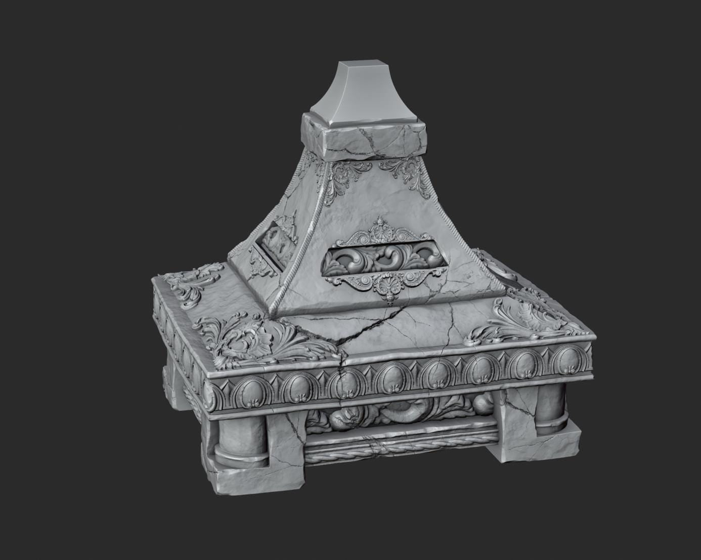 Domina Monstrua Bust | Collectible Resin Miniature Statue | by Solgood Forge