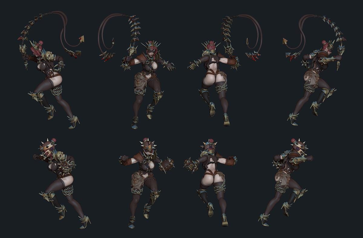 Ceylan the Stonecrow Enforcer | Fantasy Football Collectible Miniature | 54mm / 75mm | by RoninArtsWorkshop