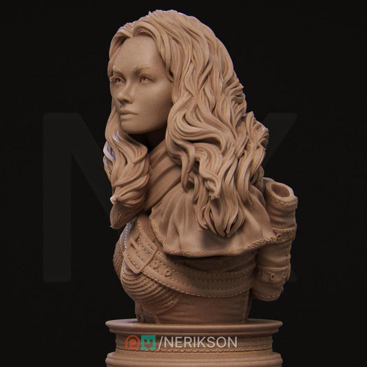 Enika Bust | Collectible Female Bust Statue Miniature | by Nerikson