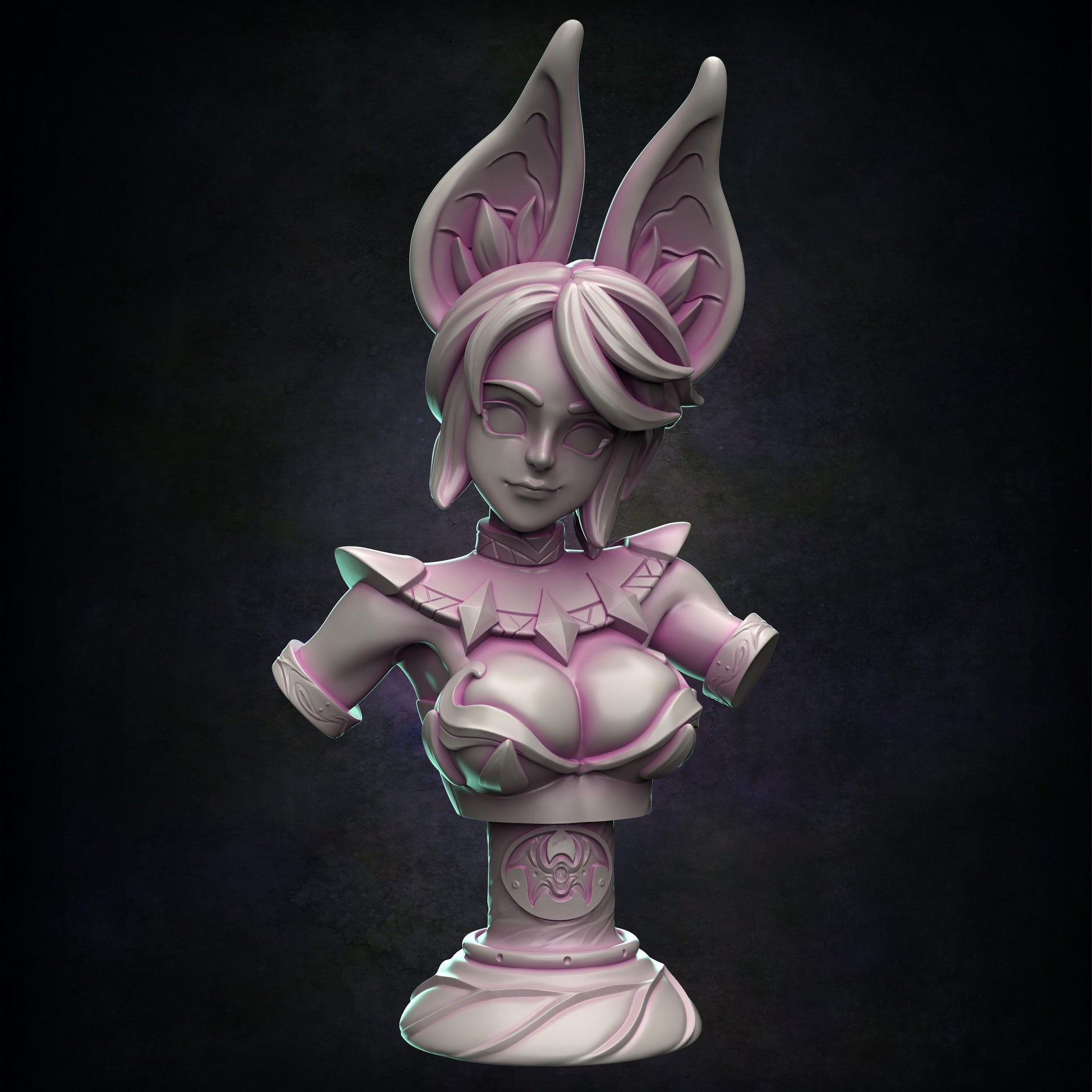 Nerezza Busts | Collectible Resin Pinup Miniatures Display Statues | by Red Clay Collectibles