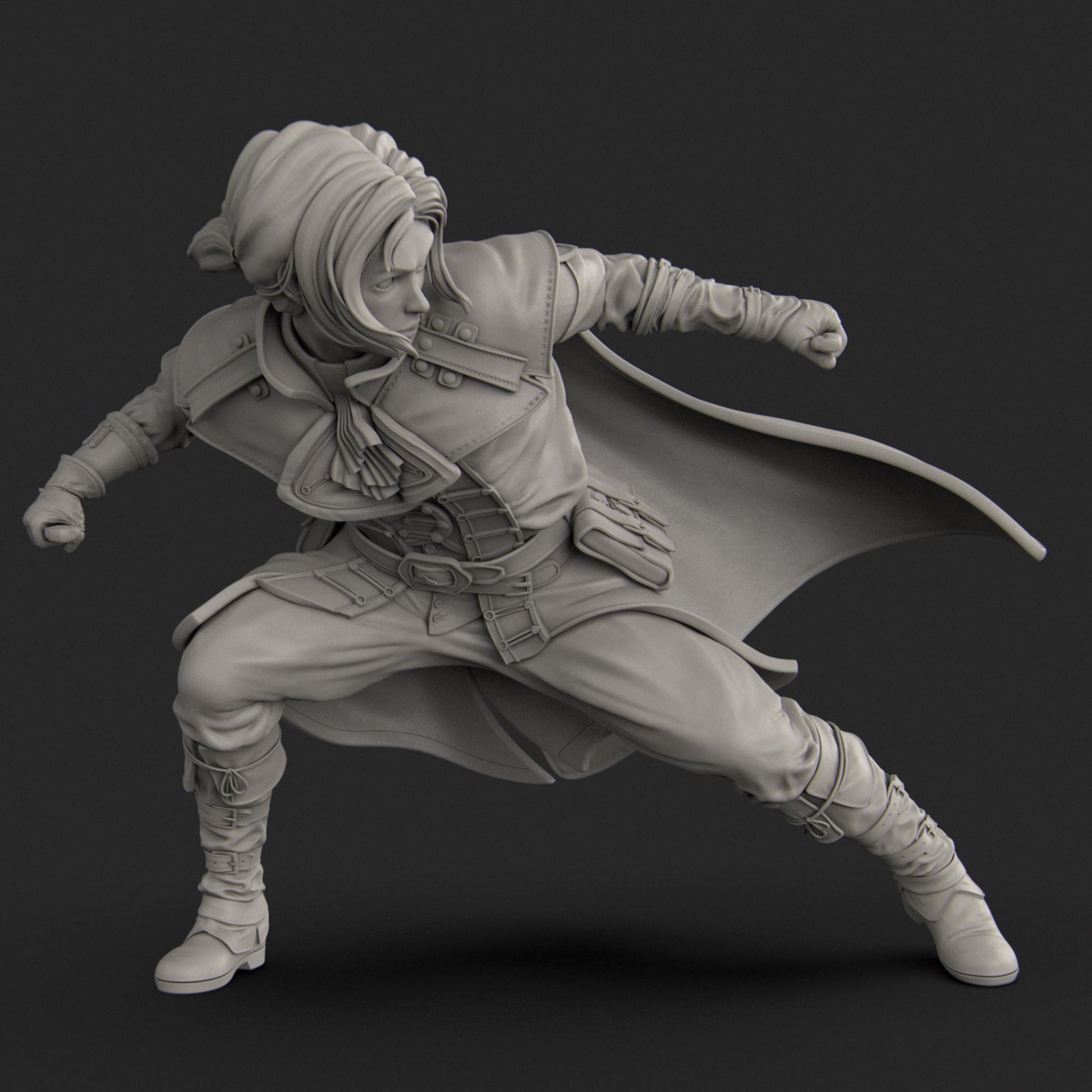 Halfling Rogue | DnD Collectible Tabletop Statue | 35mm / 75mm | by Nerikson