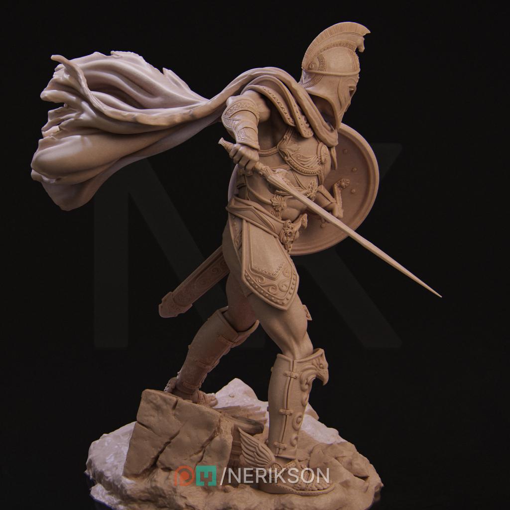 Perseus the Slayer Hero | Greek & Roman Myth Warrior Collectible Miniature Statue | 75mm / 140mm | by Nerikson