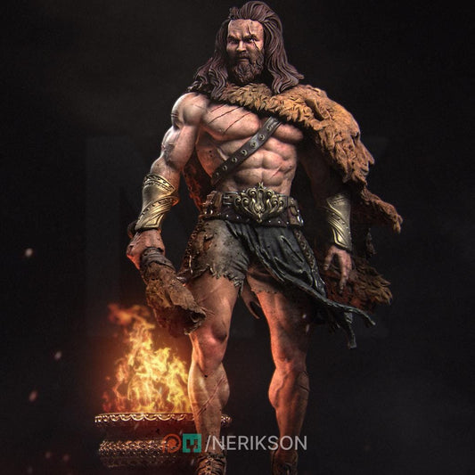 Heracles | Greek & Roman Myth Hercules Warrior Collectible Miniature Statue | 75mm / 140mm | by Nerikson