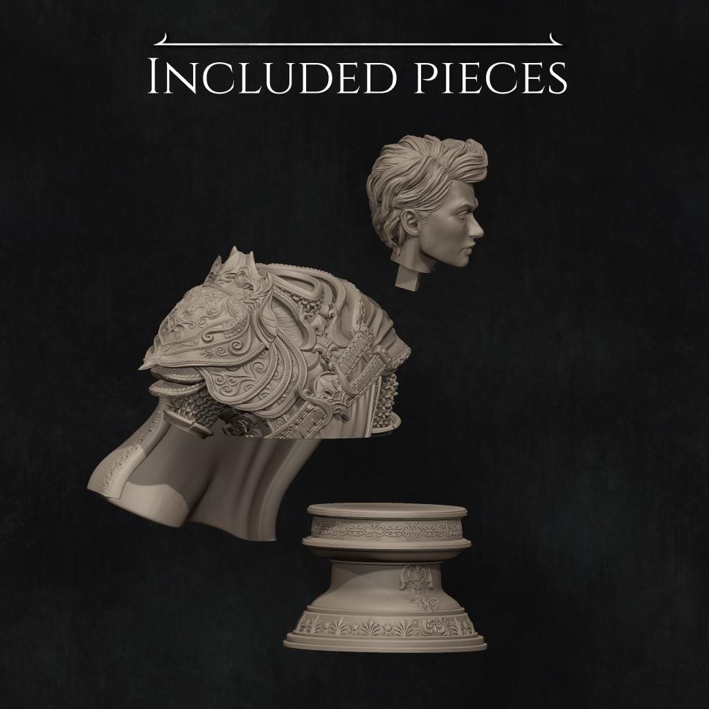 Aaron Bust | Collectible Fantasy Bust Statue Miniature | by Nerikson