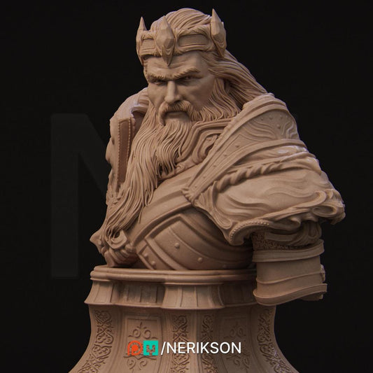 Itrek Bust | Collectible Fantasy Bust Statue Miniature | by Nerikson