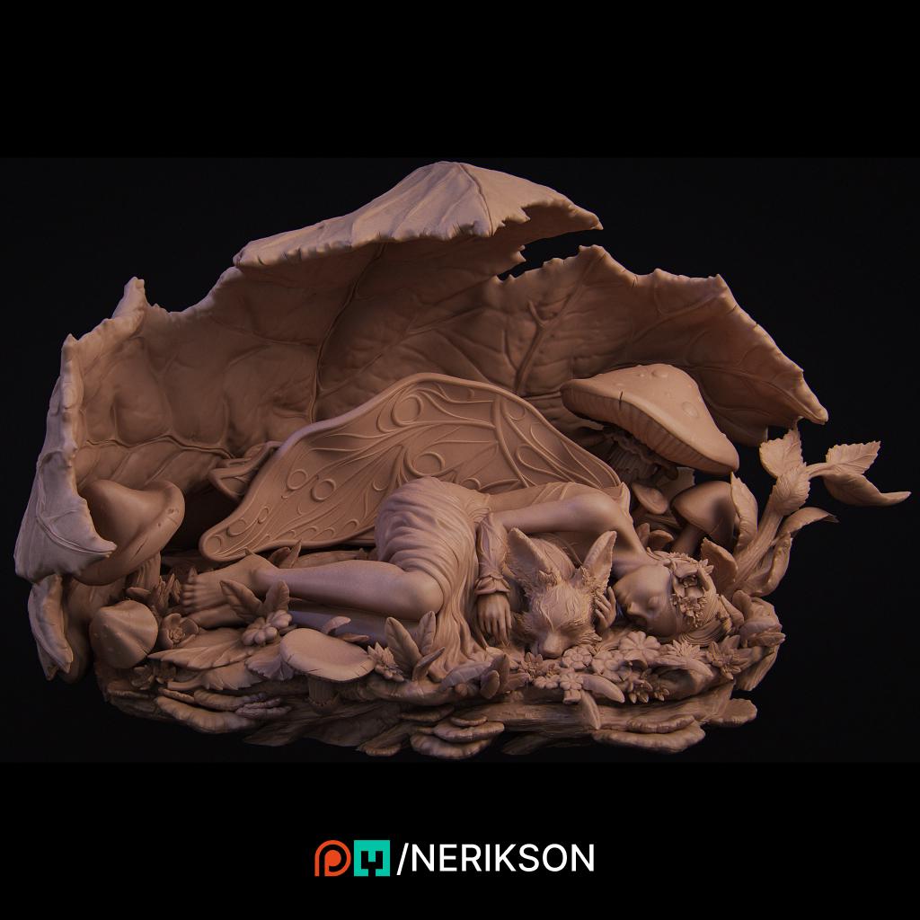 The End of Summer | Collectible 3D Printed Four Seasons Statue | by Nerikson