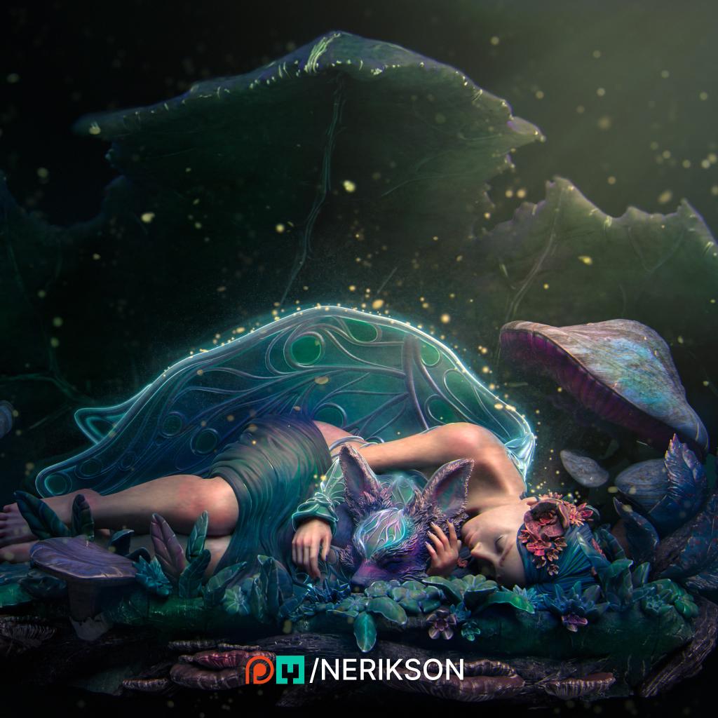 The End of Summer | Collectible 3D Printed Four Seasons Statue | by Nerikson