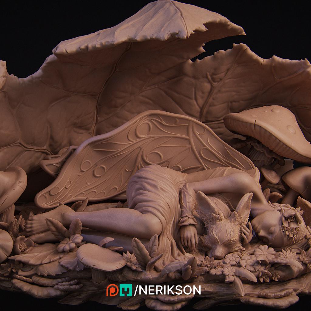The End of Summer | Collectible 3D Printed Four Seasons Statue | by Nerikson