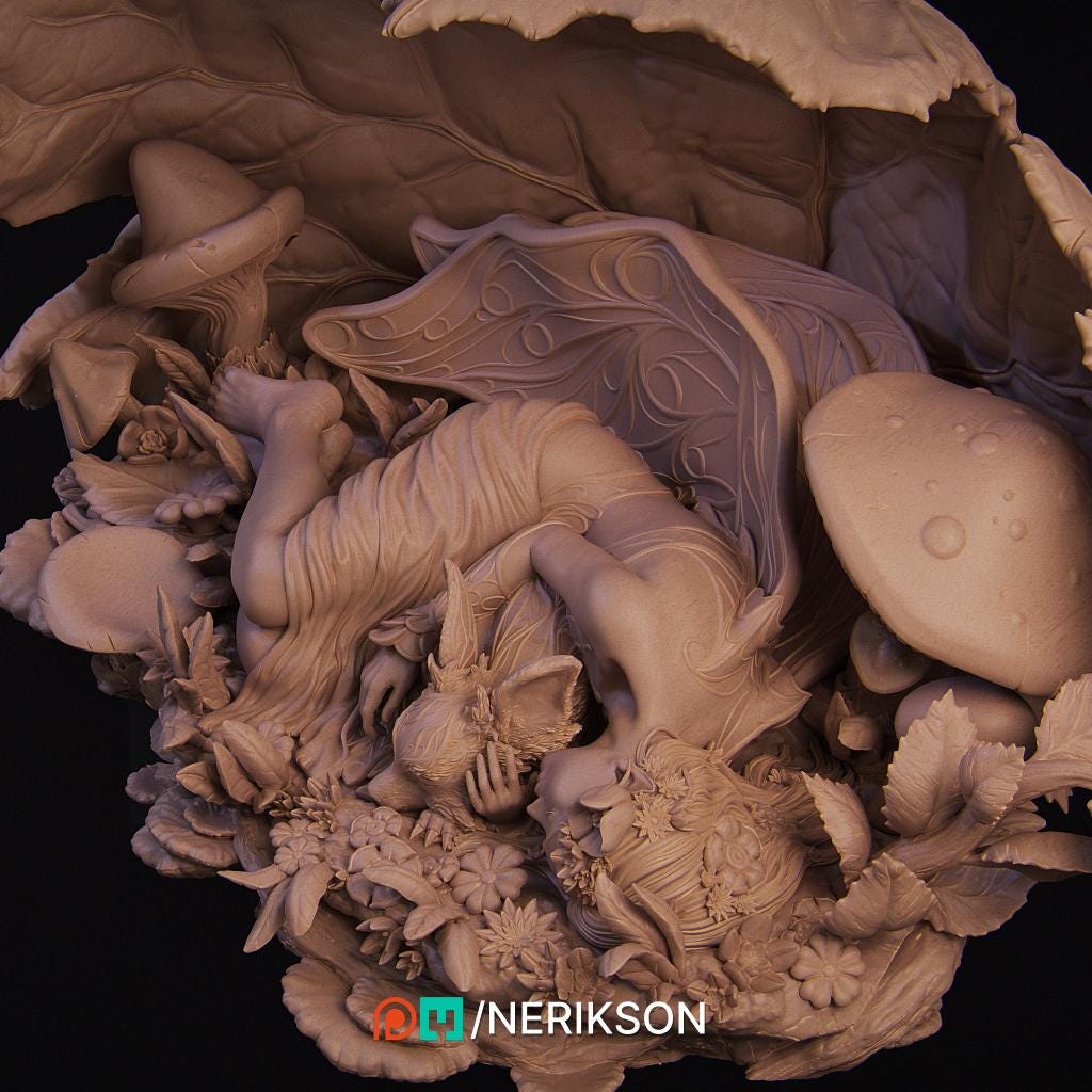 The End of Summer | Collectible 3D Printed Four Seasons Statue | by Nerikson