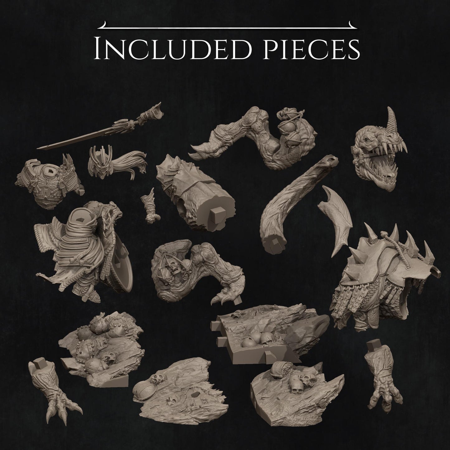 Horseman of War | Fantasy Fighter Knight Collectible Miniature Statue | 140mm | by Nerikson