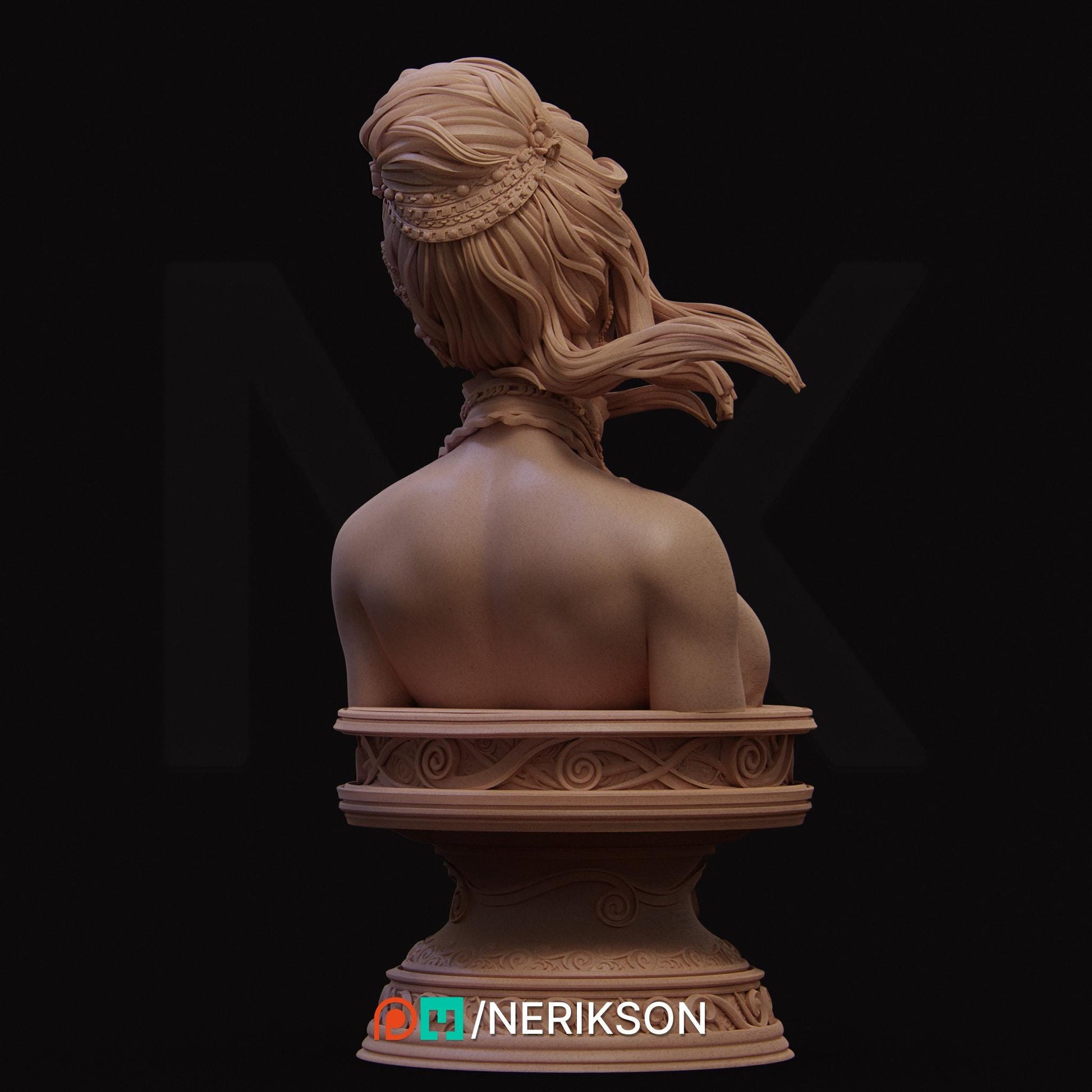 Luna Bust | Collectible Fantasy Bust Statue Miniature | by Nerikson