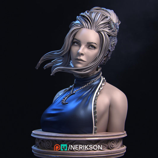 Luna Bust | Collectible Fantasy Bust Statue Miniature | by Nerikson
