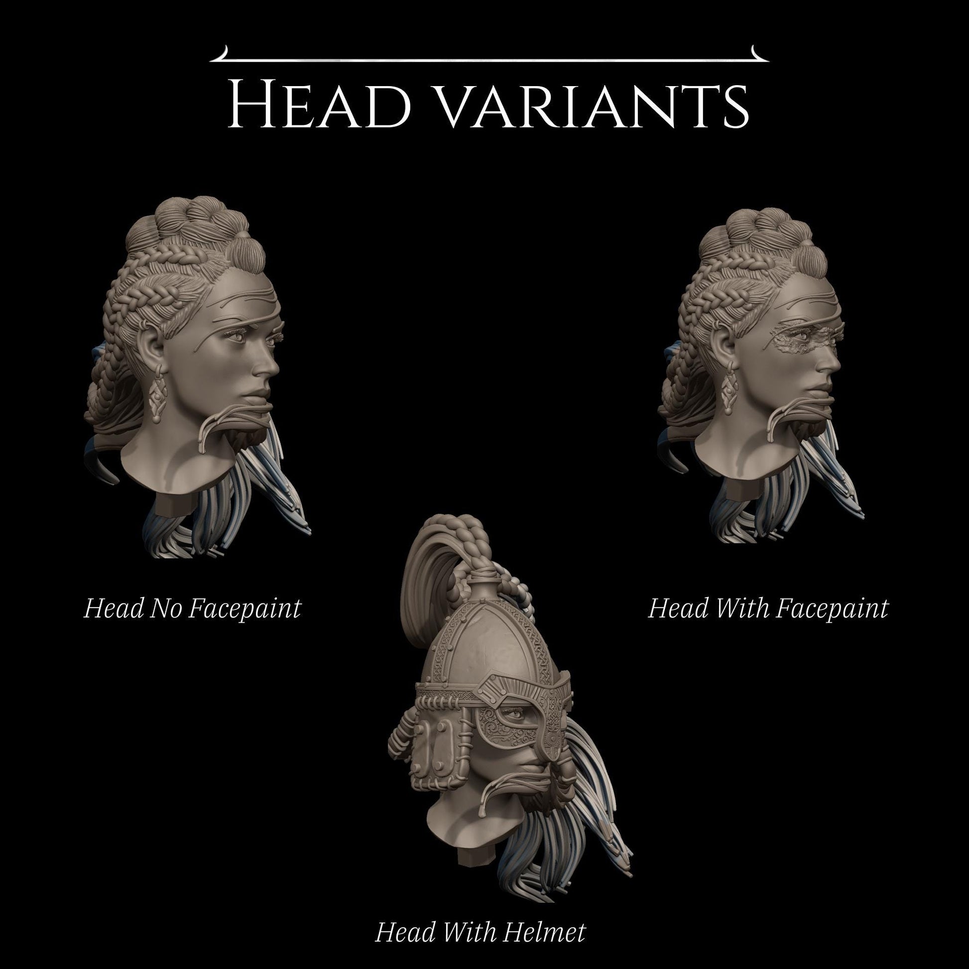 Thyra | Viking Warrior Berserker Norse Collectible Miniature Statue | 75mm | by Nerikson