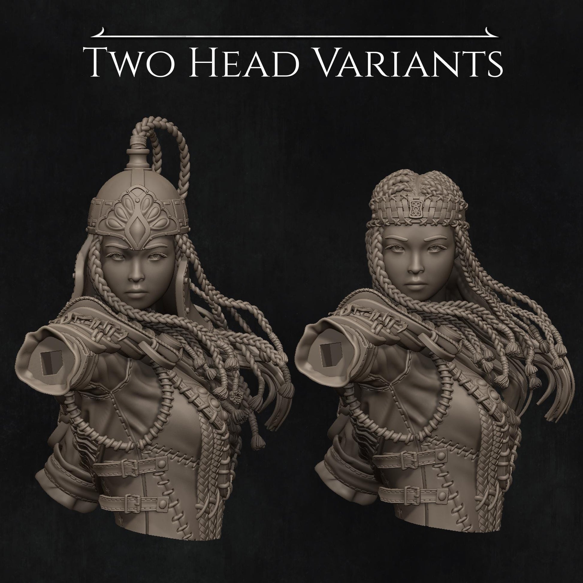 Tuya the Undefeated | Three Kingdoms Warrior Knight Collectible Miniature Statue | 75mm | by Nerikson