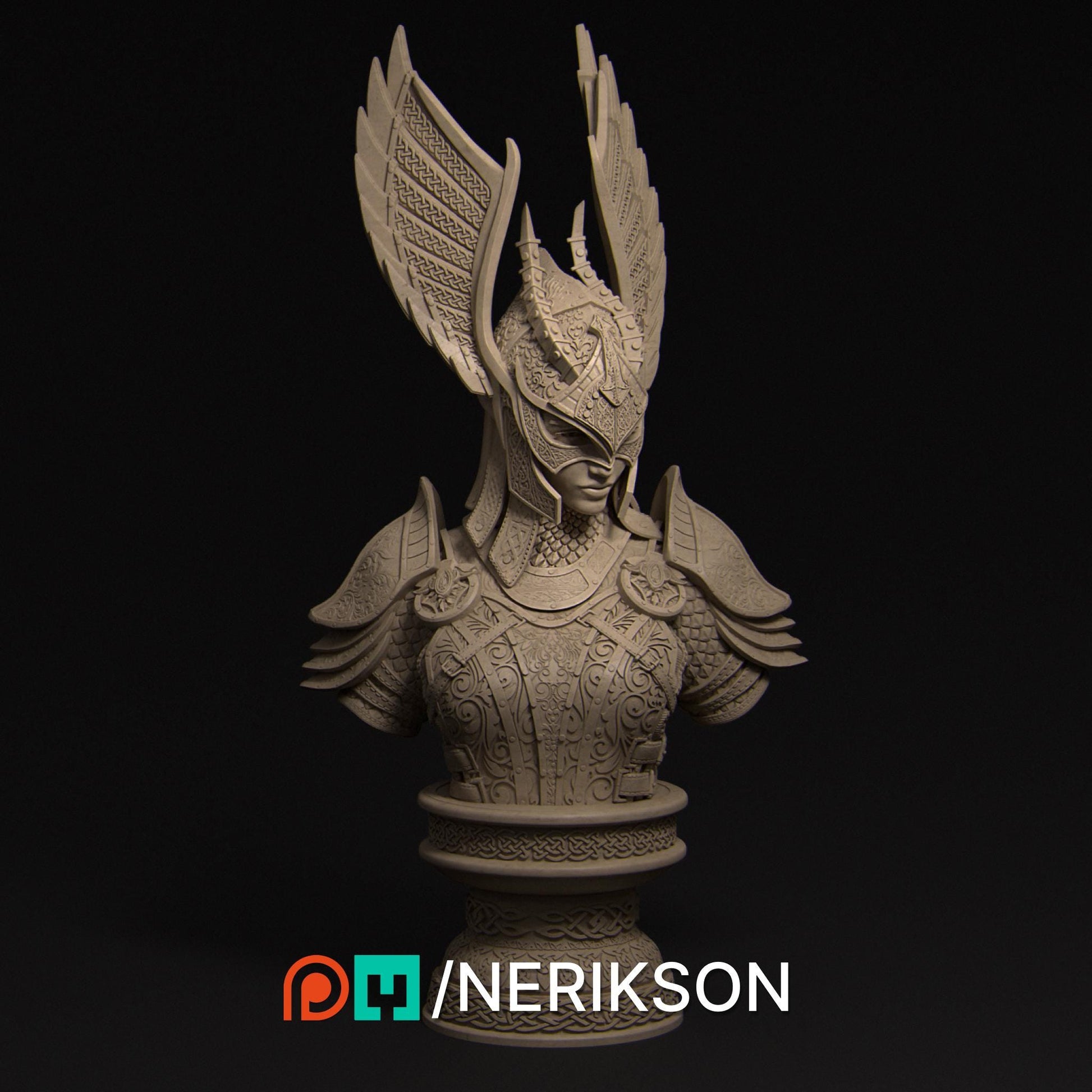 Revna Bust | Norse Valkyrie Collectible Bust Statue | by Nerikson