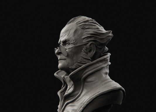 Vampire Hunter Bust | Collectible Fantasy Bust Statue Miniature | by Nerikson