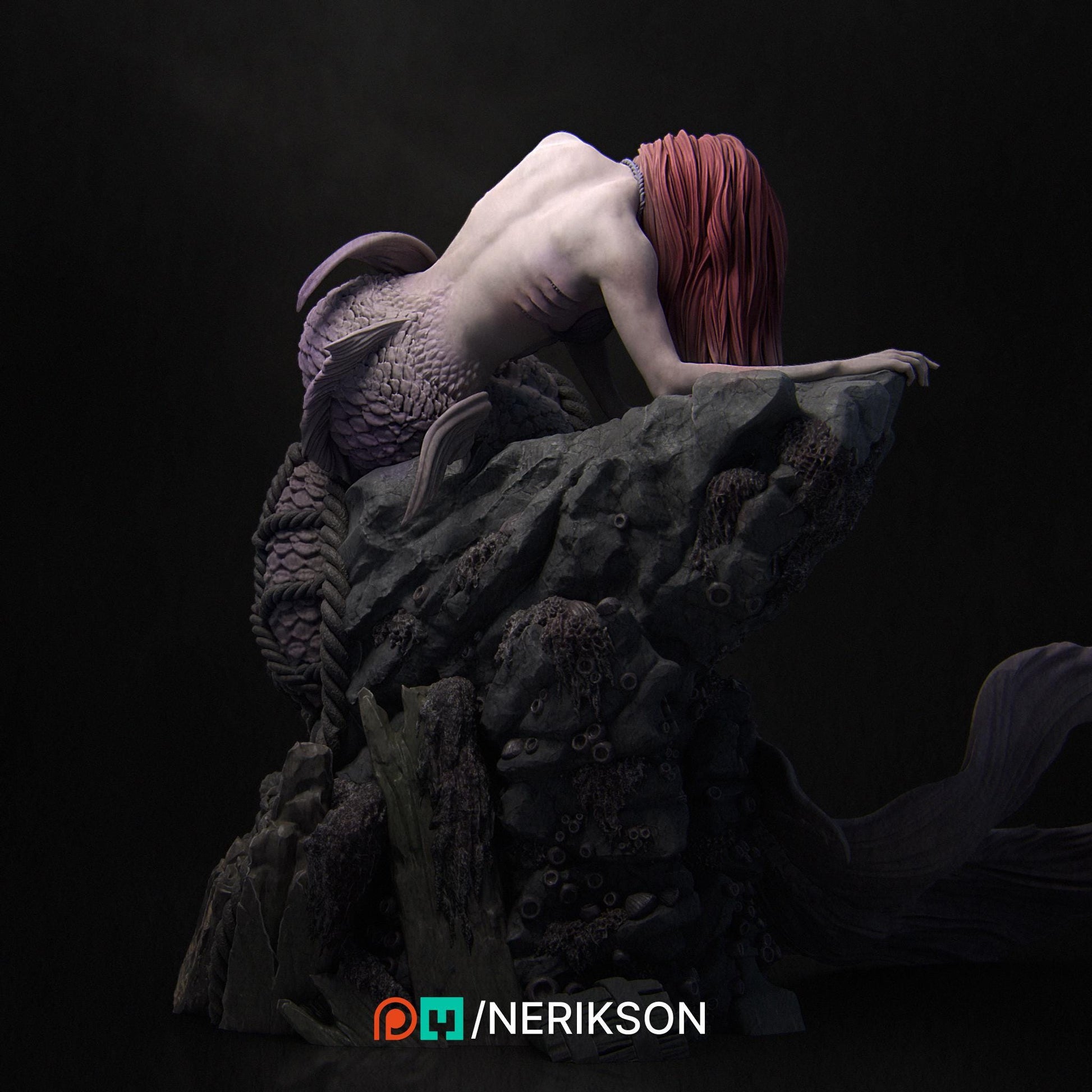 Requiem for a Dream | Fantasy Mermaid Collectible Resin Diorama | by Nerikson