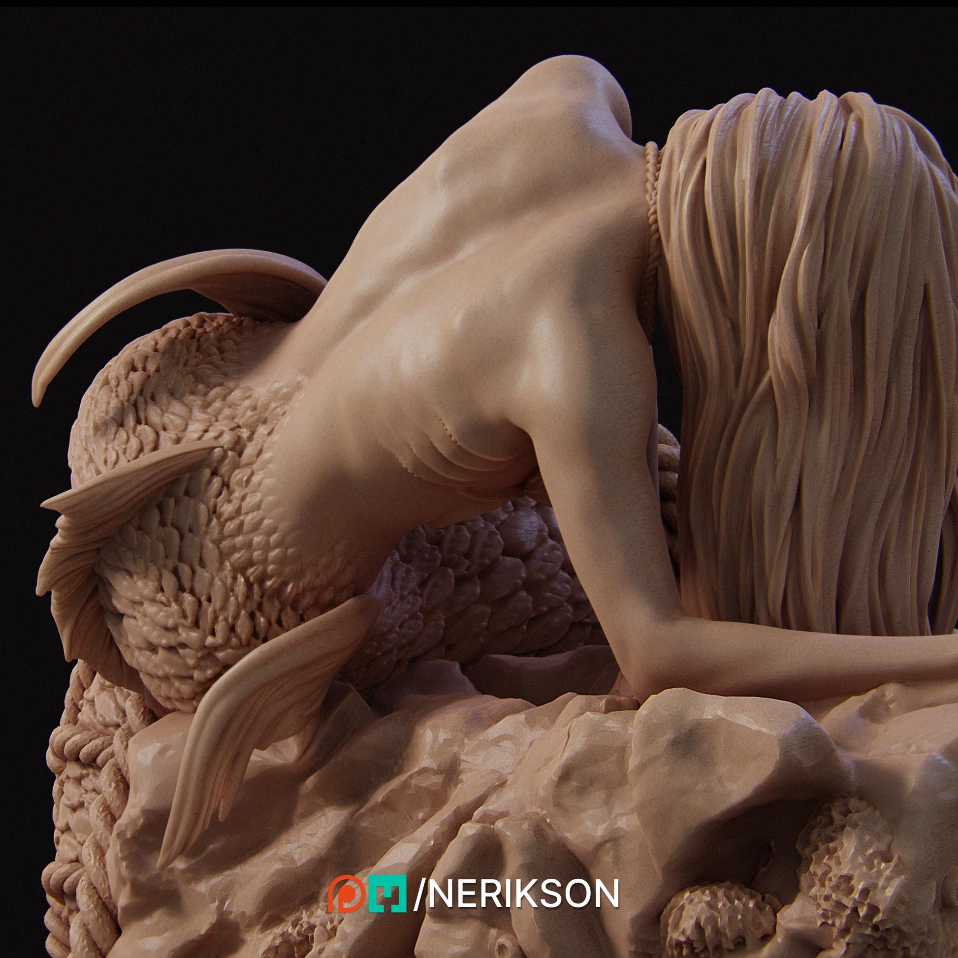 Requiem for a Dream | Fantasy Mermaid Collectible Resin Diorama | by Nerikson